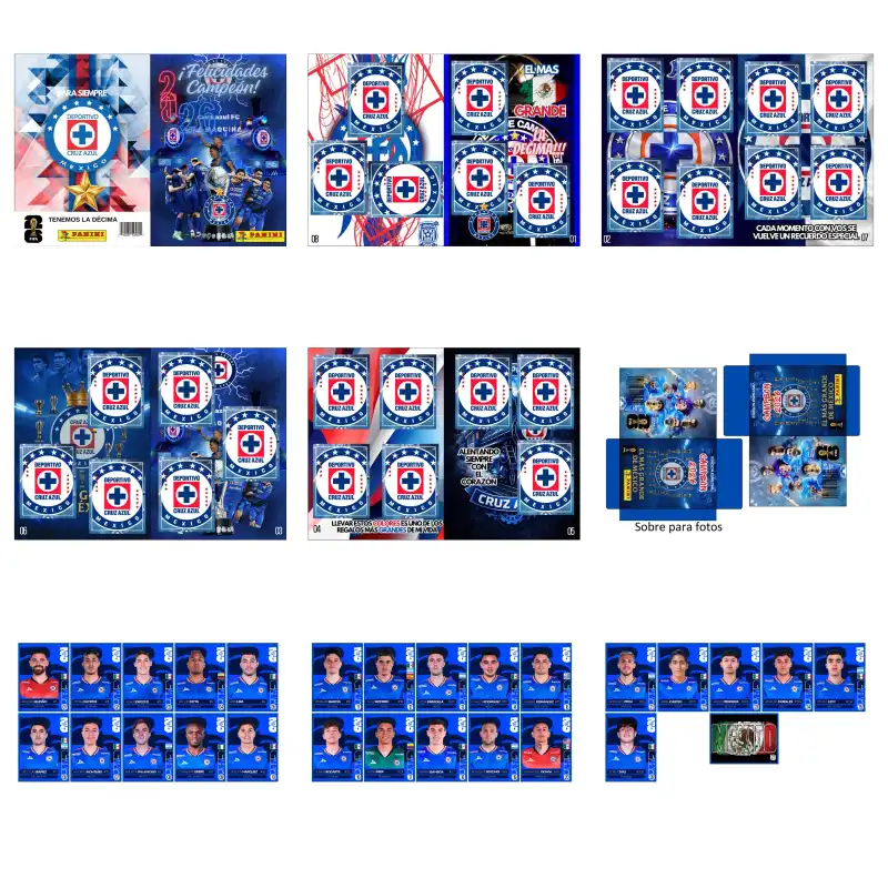 ALBUM CRUZ AZUL CAMPEON 2026 pdf editable