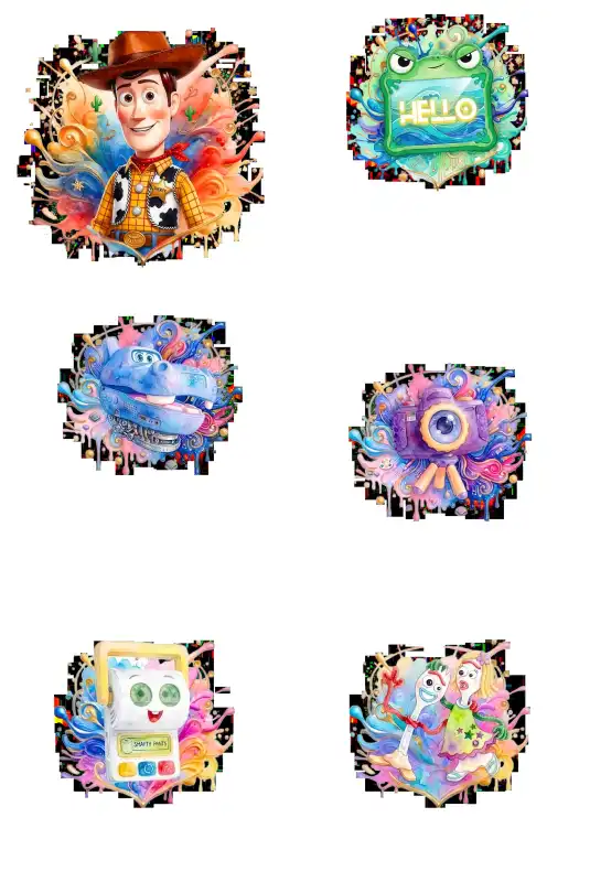 clipart acuarela Toy Story png