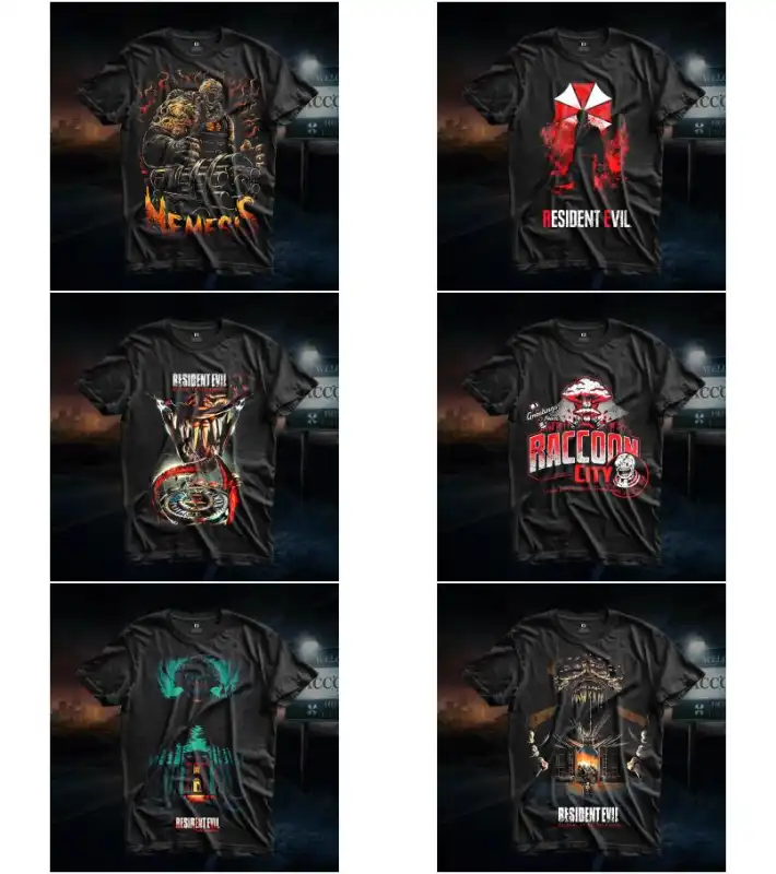 Resident Evil - Videojuegos 18 semitonos DTF Png