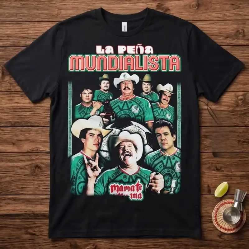 La peda mundialista Mexico Plantilla DTF Semitonos playera