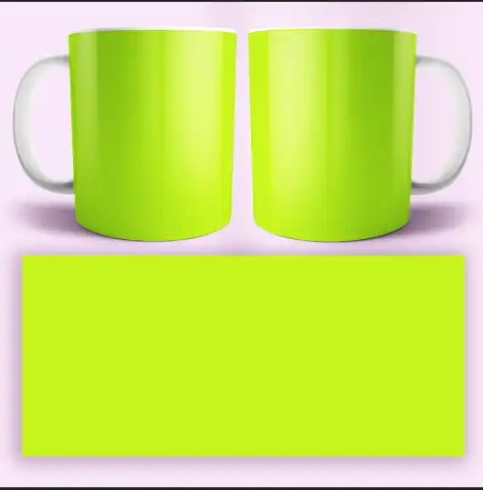 Mockup taza y plantilla maqueta editbale