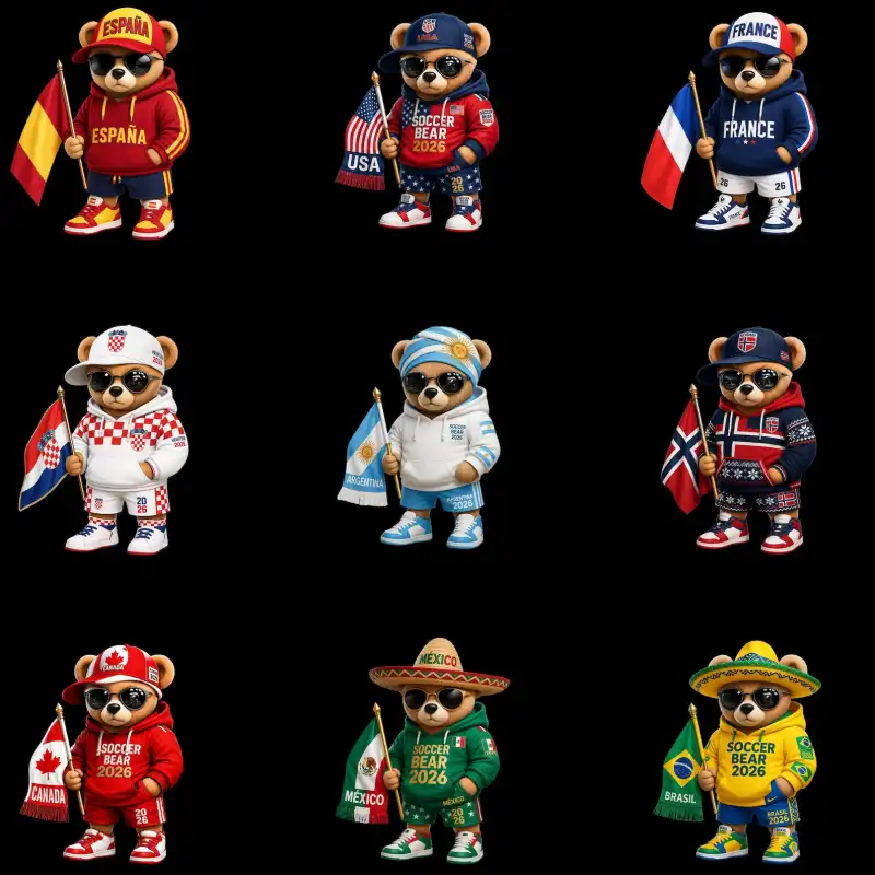 OSOS URBANOS COPA MUNDIAL 2026 35 diseños pdf