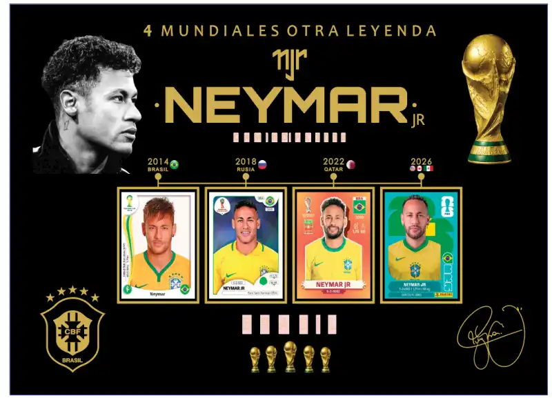 neymar brasil cuadro mundial pdf editable