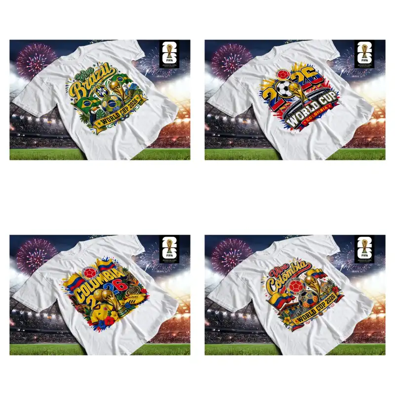 Selecciones Mundialista 18 diseños sublimacion DTF