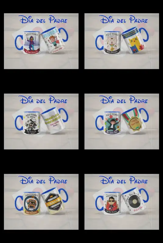 Aqui toma El mejor padre 12 plantillas tazas editables Coreldraw
