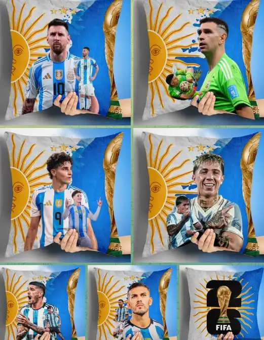 plantillas seleccion argentina cojines 6 diseños gratis png