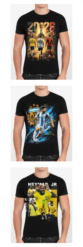 Estrellas futbol DTF SEMITONOS Messi Ronaldo Neymar PNG