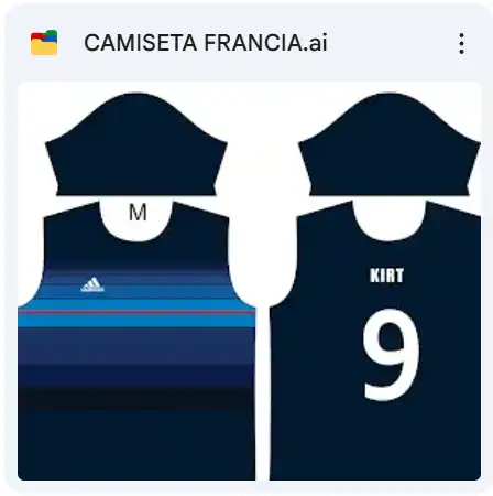 Camiseta Francia Aleamania Argentina Vector plantilla