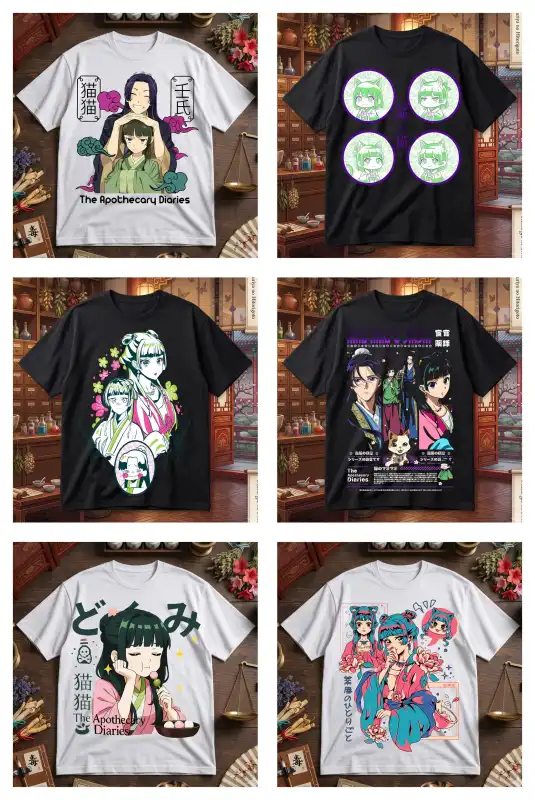 LOS DIARIOS DE LA BOTICARIA 6 diseños png anime