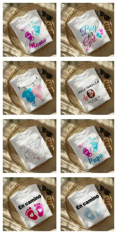 baby shower plantillas sublimacion 13 diseños png