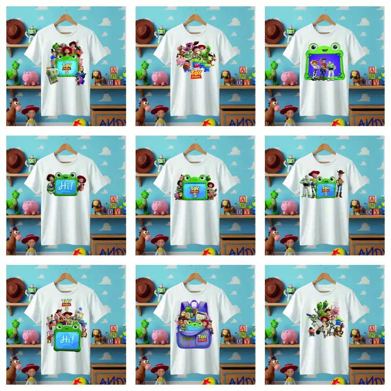 PLAYERAS TOY STORY 5 69 plantillas png sublimacion dtf