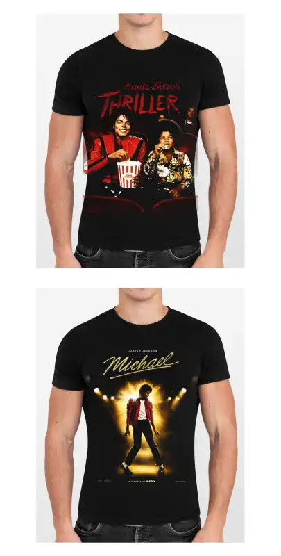 Michael Jackson Thriller Semitonos DTF 2 diseños