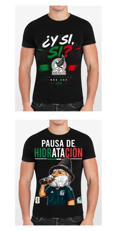 pausa de hidratación y si si Mexico DTF 2 plantillas