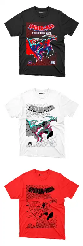 spiderman 2099 corte dtf sublimacion vector