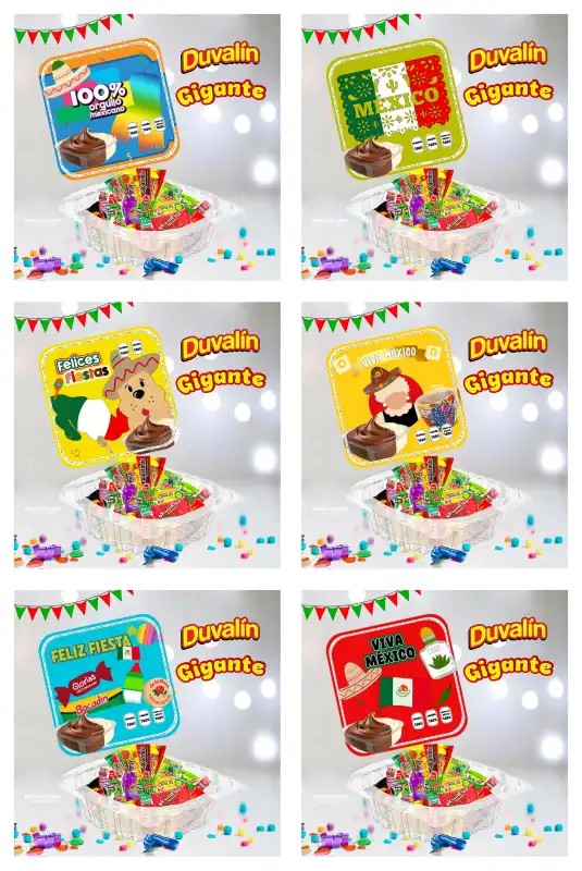 DUVALIN FIESTAS PATRIAS MEXICO 20 plantillas png