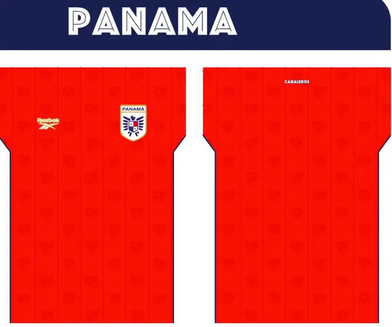 Panama Jersey playera vector futbol