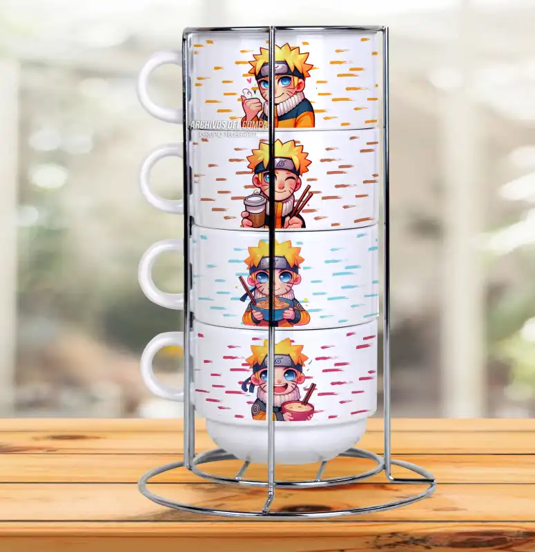 plantillas tazas 5 oz Anime naruto GRATIS Sublimacion