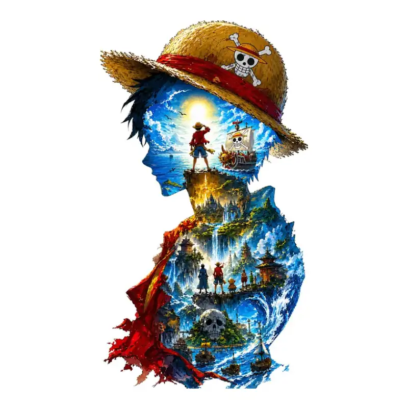 Luffy One piece anime Vector PDF