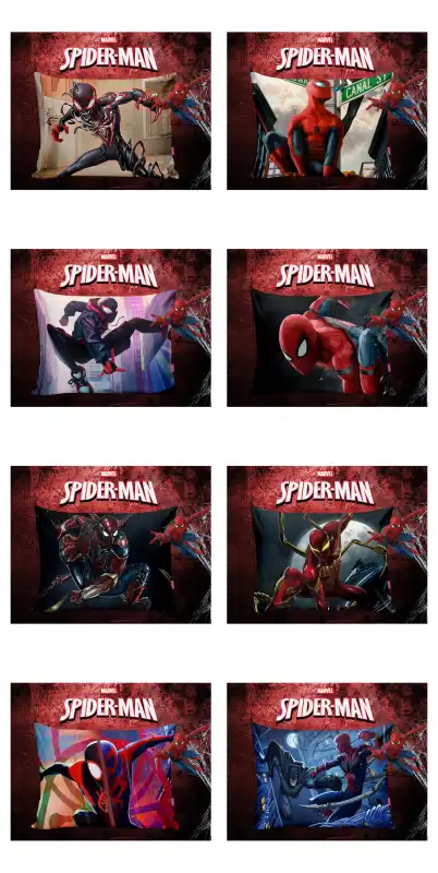 Cojines spiderman hombre araña 16 plantilla sublimacion