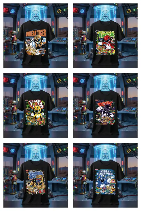 Power RANGER cereales 8 Vectores pdf