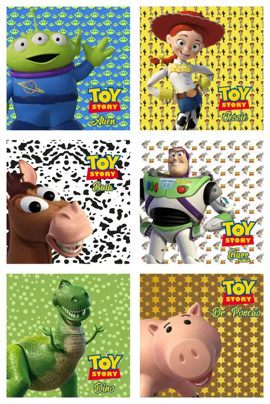 Toy story plantillas cojines almohadas, 15 diseños cdr png