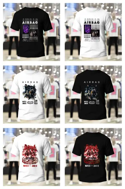 Rock air back plantillas playera 3 plantillas dtf sublimacion