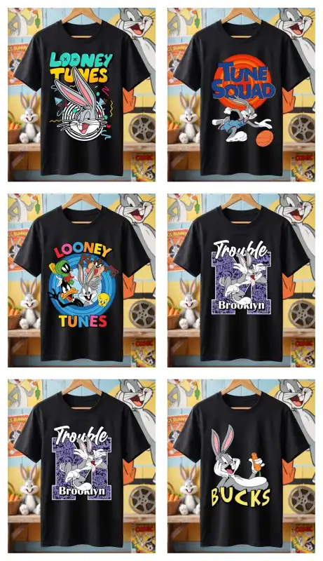 Looney tunes bugs bunny vectores caricaturas 12 diseños