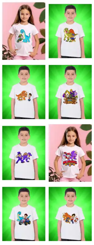 Paw patrol dino movie 42 png playeras 10 tazas psd sublimacion