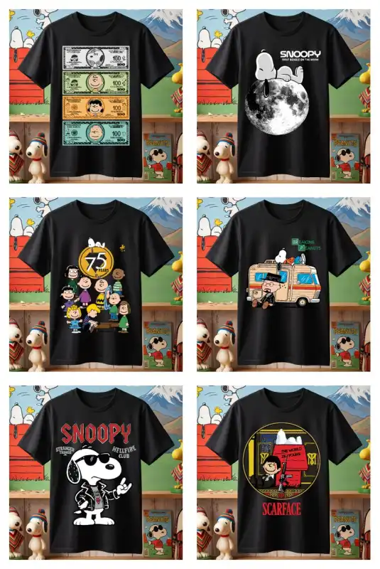 coleccion snoopy peanuts vectores pdf 18 diseños