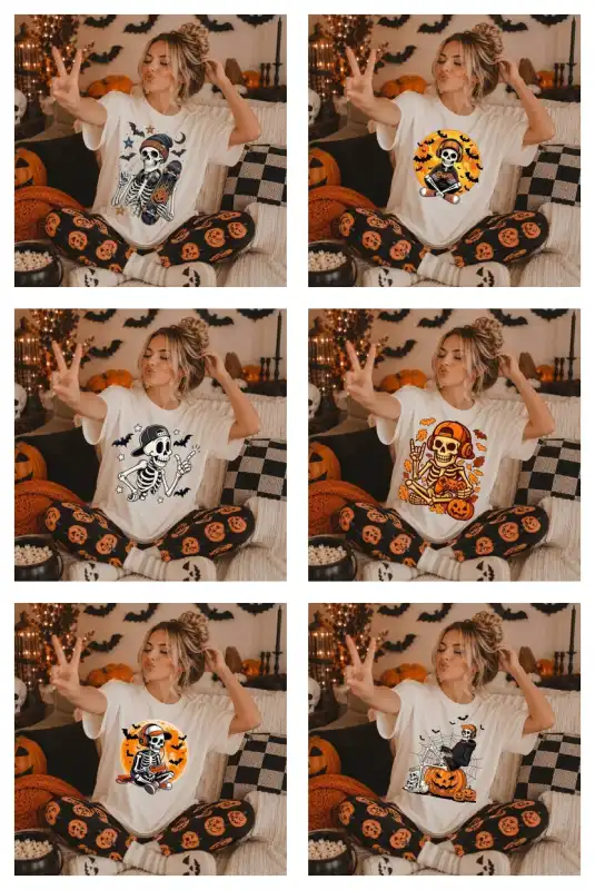 Descarga Garatis plantillas Halloween Sublimacion playeras